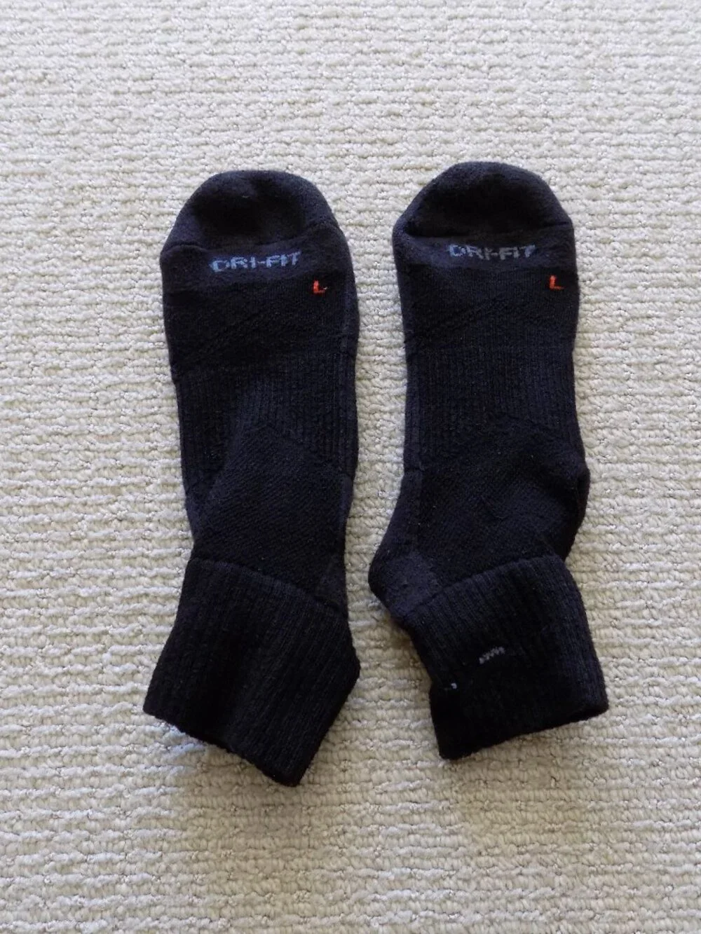 MENS NIKE EVERYDAY COTTON CUSHIONED ANKLE RUNNING SOCKS BLACK